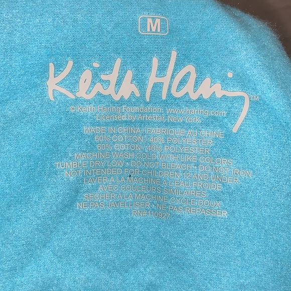 Keith Harring Aqua Joggers Mens size Medium *NEW* - Picture 5 of 5